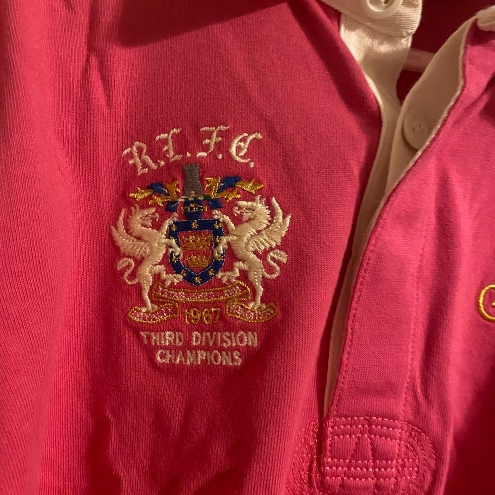 Pink Ralph Lauren Rugby Shirt - Picture 4 of 8